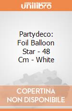 Partydeco: Foil Balloon Star - 48 Cm - White giochi