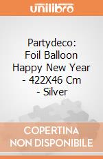 Partydeco: Foil Balloon Happy New Year - 422X46 Cm - Silver giochi