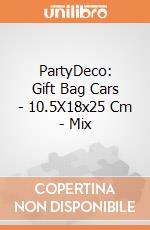 PartyDeco: Gift Bag Cars - 10.5X18x25 Cm - Mix giochi