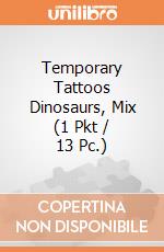 Temporary Tattoos Dinosaurs, Mix (1 Pkt / 13 Pc.) giochi