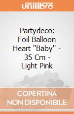 Partydeco: Foil Balloon Heart ''Baby'' - 35 Cm - Light Pink giochi