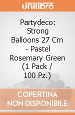 Partydeco: Strong Balloons 27 Cm - Pastel Rosemary Green (1 Pack / 100 Pz.) giochi