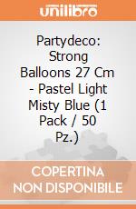 Partydeco: Strong Balloons 27 Cm - Pastel Light Misty Blue (1 Pack / 50 Pz.) giochi