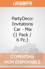 PartyDeco: Invitations Car - Mix (1 Pack / 6 Pz.) giochi