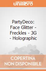 PartyDeco: Face Glitter - Freckles - 3G - Holographic giochi