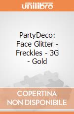 PartyDeco: Face Glitter - Freckles - 3G - Gold giochi
