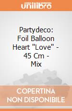 Partydeco: Foil Balloon Heart ''Love'' - 45 Cm - Mix giochi