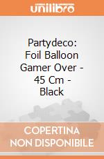 Partydeco: Foil Balloon Gamer Over - 45 Cm - Black giochi