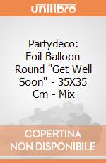Partydeco: Foil Balloon Round ''Get Well Soon'' - 35X35 Cm - Mix giochi