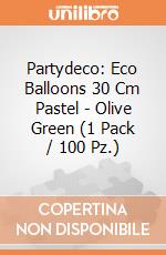 Partydeco: Eco Balloons 30 Cm Pastel - Olive Green (1 Pack / 100 Pz.) giochi