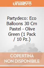 Partydeco: Eco Balloons 30 Cm Pastel - Olive Green (1 Pack / 10 Pz.) giochi