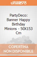 PartyDeco: Banner Happy Birthday Minions - 50X153 Cm giochi