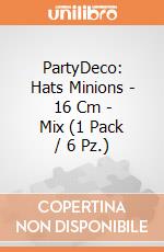 PartyDeco: Hats Minions - 16 Cm - Mix (1 Pack / 6 Pz.) giochi