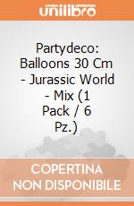 Partydeco: Balloons 30 Cm - Jurassic World - Mix (1 Pack / 6 Pz.) giochi