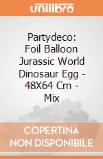 Partydeco: Foil Balloon Jurassic World Dinosaur Egg - 48X64 Cm - Mix giochi