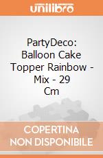 PartyDeco: Balloon Cake Topper Rainbow - Mix - 29 Cm giochi