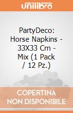 PartyDeco: Horse Napkins - 33X33 Cm - Mix (1 Pack / 12 Pz.) giochi