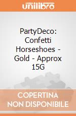 PartyDeco: Confetti Horseshoes - Gold - Approx 15G giochi