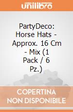 PartyDeco: Horse Hats - Approx. 16 Cm - Mix (1 Pack / 6 Pz.) giochi