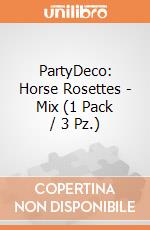 PartyDeco: Horse Rosettes - Mix (1 Pack / 3 Pz.) giochi