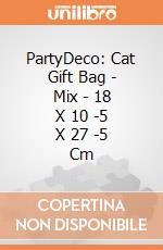 PartyDeco: Cat Gift Bag - Mix - 18 X 10 -5 X 27 -5 Cm giochi