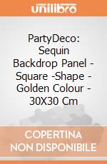 Sequin Backdrop Panel, Square-Shape, Golden Colour, 30X30 Cm giochi