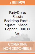 Sequin Backdrop Panel, Square-Shape, Copper, 30X30 Cm giochi