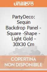 Sequin Backdrop Panel, Square-Shape, Light Gold, 30X30 Cm giochi