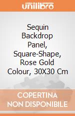 Sequin Backdrop Panel, Square-Shape, Rose Gold Colour, 30X30 Cm giochi