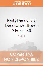 PartyDeco: Diy Decorative Bow - Silver - 30 Cm giochi