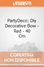 PartyDeco: Diy Decorative Bow - Red - 40 Cm giochi