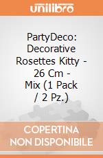 PartyDeco: Decorative Rosettes Kitty - 26 Cm - Mix (1 Pack / 2 Pz.) giochi