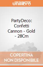 PartyDeco: Confetti Cannon - Gold - 28Cm giochi