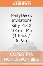 PartyDeco: Invitations Kitty -13 X 10Cm - Mix (1 Pack / 6 Pz.) giochi