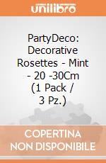 PartyDeco: Decorative Rosettes - Mint - 20 -30Cm (1 Pack / 3 Pz.) giochi
