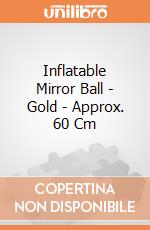 Inflatable Mirror Ball - Gold - Approx. 60 Cm giochi