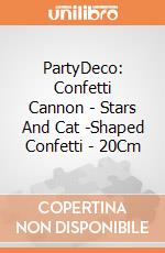 PartyDeco: Confetti Cannon - Stars And Cat -Shaped Confetti - 20Cm giochi