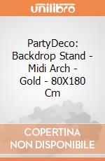 PartyDeco: Backdrop Stand - Midi Arch - Gold - 80X180 Cm giochi