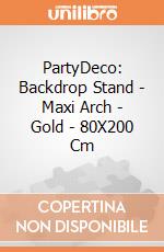 PartyDeco: Backdrop Stand - Maxi Arch - Gold - 80X200 Cm giochi
