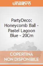 PartyDeco: Honeycomb Ball - Pastel Lagoon Blue - 20Cm giochi