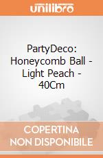 PartyDeco: Honeycomb Ball - Light Peach - 40Cm giochi