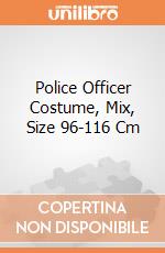 Police Officer Costume, Mix, Size 96-116 Cm giochi