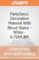 PartyDeco: Decorative Material With Blood Stains - White - 0.72X9.8M giochi
