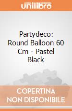 Partydeco: Round Balloon 60 Cm - Pastel Black giochi