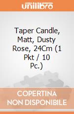 Taper Candle, Matt, Dusty Rose, 24Cm (1 Pkt / 10 Pc.) giochi