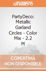 PartyDeco: Metallic Garland Circles - Color Mix - 2.2 M giochi