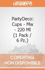 PartyDeco: Cups - Mix - 220 Ml (1 Pack / 6 Pz.) giochi