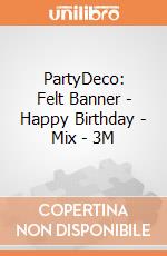 PartyDeco: Felt Banner - Happy Birthday - Mix - 3M giochi