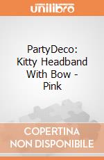 PartyDeco: Kitty Headband With Bow - Pink giochi