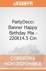 PartyDeco: Banner Happy Birthday Mix - 220X14.5 Cm giochi